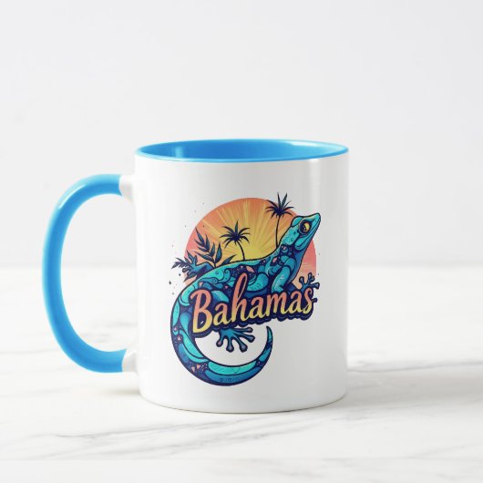 Bahamas Gecko Caribbean Tasse (Links)