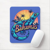 Bahamas Gecko Karibik Mousepad (Mit Mouse)
