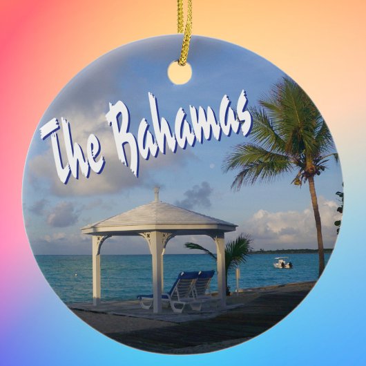 Bahamas-Gedenken Keramik Ornament
