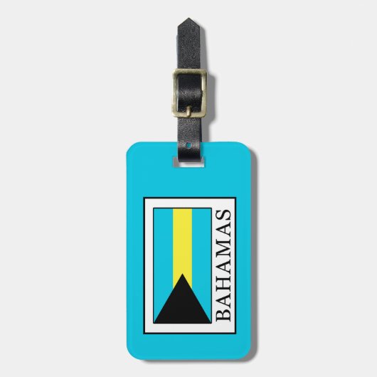 Bahamas Gepäckanhänger (Vorderseite vertikal)