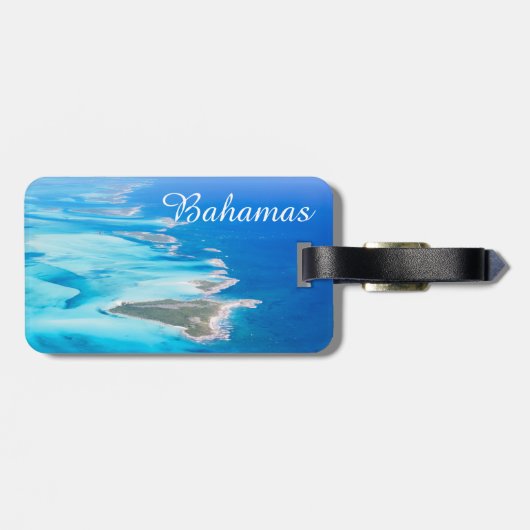 Bahamas Gepäckanhänger (Rückseite horizontal)