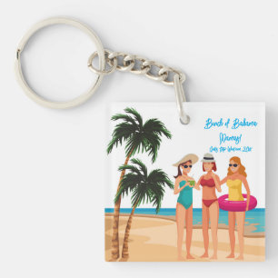 Bahamas Girls Trip Junggeselinnen-Abschied Urlaub Schlüsselanhänger