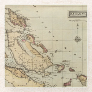 Bahamas Glasuntersetzer