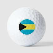 Bahamas Golf Balls, Bahamas Flag Golfers /Patriote Golfball (Vorderseite)