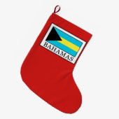 Bahamas Großer Weihnachtsstrumpf (Vorderansicht (hängend))