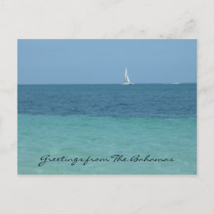 Bahamas Gruß Postkarte