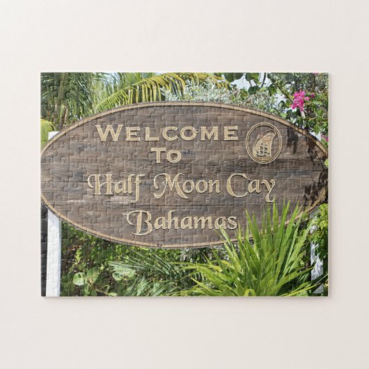 Bahamas Half Moon Cay. Puzzle (Horizontal)