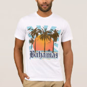 Bahamas-Insel-Ferien T-Shirt (Vorderseite)