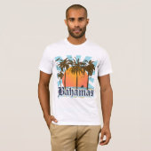 Bahamas-Insel-Ferien T-Shirt (Vorne ganz)