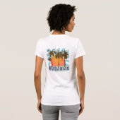 Bahamas-Insel-Strände T-Shirt (Schwarz voll)