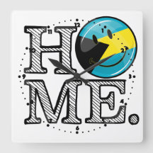 Bahamas is Home Smiling Flag House Warmer