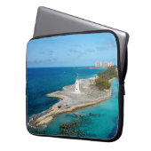 Bahamas Island Lighthouse Laptop Sleeve (Vorderseite Links)