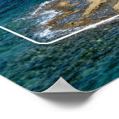 Bahamas Island Lighthouse Poster (Ecke)