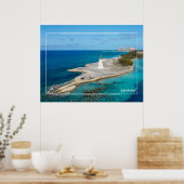 Bahamas Island Lighthouse Poster (Küche)