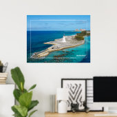 Bahamas Island Lighthouse Poster (Heimbüro)