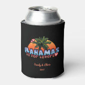 Bahamas ist für Liebhaber (anpassbar) Dosenkühler (Kanne Vorderseite)
