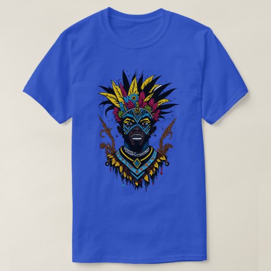 Bahamas-Junkanomen T-Shirt (Design vorne)