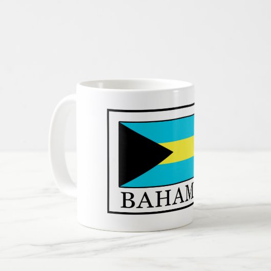 Bahamas Kaffeetasse (Vorderseite Links)