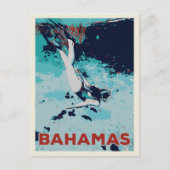 Bahamas Karibik, Tauchen Postkarte (Vorderseite)