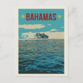 Bahamas Karibik, typische Landschaft Postcard Postkarte (Vorderseite)