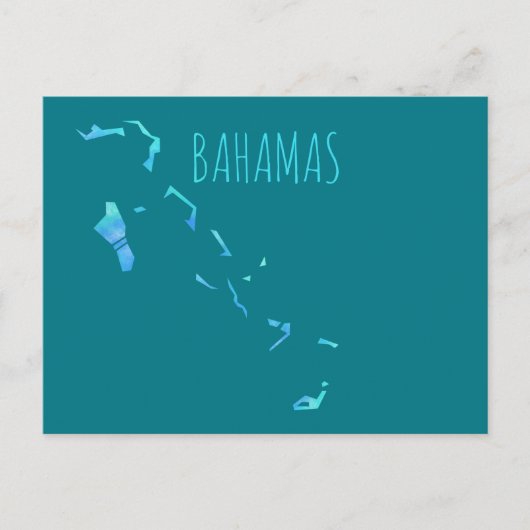 Bahamas Karte (Vorderseite)