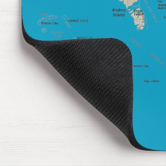 Bahamas-Karte Mousepad (Ecke)