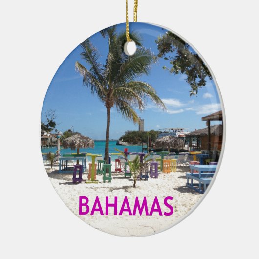 Bahamas Keramik Ornament (Links)