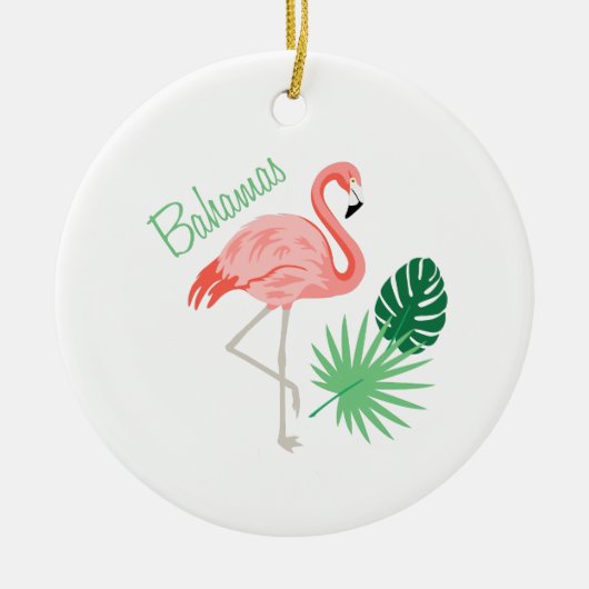 Bahamas Keramik Ornament (Vorne)