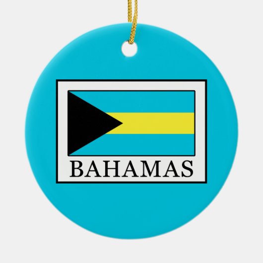 Bahamas Keramik Ornament (Vorne)
