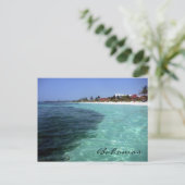 Bahamas klar postkarte (Stehend Vorderseite)