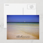 Bahamas klares Wasser Postkarte (Vorne/Hinten)