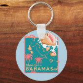 Bahamas-Kreuzfahrt Schlüsselanhänger (Vorderseite)