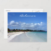 Bahamas Küste Postkarte (Vorne/Hinten)