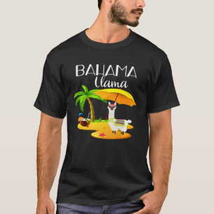 Bahamas Llama Pun Shirt Funny Vacation 2019 Aussta