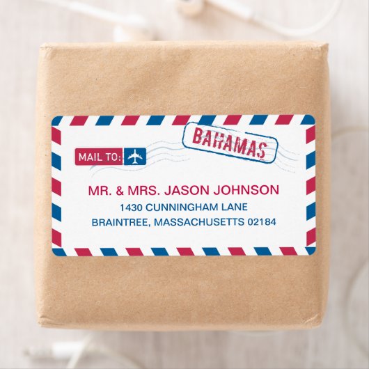 Bahamas-Luftpostadresse Mailing (Insitu)
