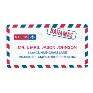 Bahamas-Luftpostadresse Mailing