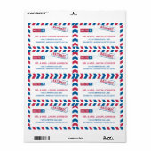 Bahamas-Luftpostadresse Mailing (Vorne)