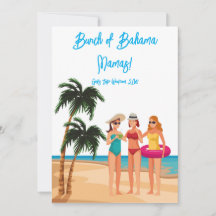 Bahamas Mädchen-Trip Junggesellinnenabschied Urlau