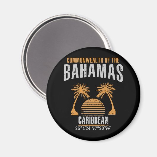Bahamas Magnet (Vorderseite/Rückseite)