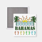 Bahamas Magnet (Vorderseite/Rückseite)