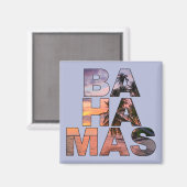 BAHAMAS MAGNET (Vorderseite/Rückseite)