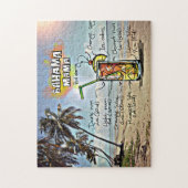 Bahamas Mama Cocktail Drink Rezept Puzzle (Vertikal)