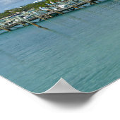 Bahamas Marina, Große Insel Abaco Poster (Ecke)