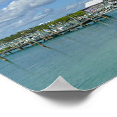 Bahamas Marina, Große Insel Abaco Poster (Ecke)