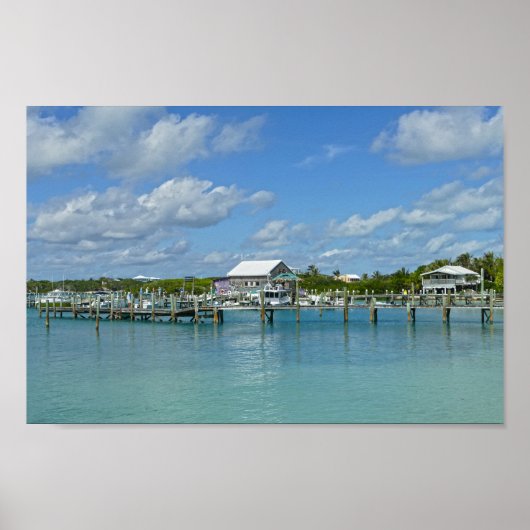 Bahamas Marina, Große Insel Abaco Poster (Vorne)