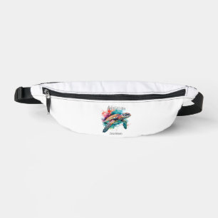 Bahamas Meeresschildkröte Bahamische Flagge Strand Bauchtasche