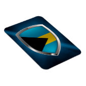 Bahamas Mettalic Emblem Magnet (Rechte Seite)