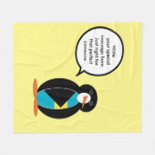 Bahamas mit Frau Penguin Fleecedecke (Vorderseite (Horizontal))