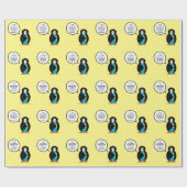 Bahamas mit Frau Penguin Geschenkpapier (Flach)