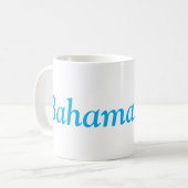 Bahamas mit Wappen (Karibisches Paradies) Kaffeetasse (Vorderseite Links)